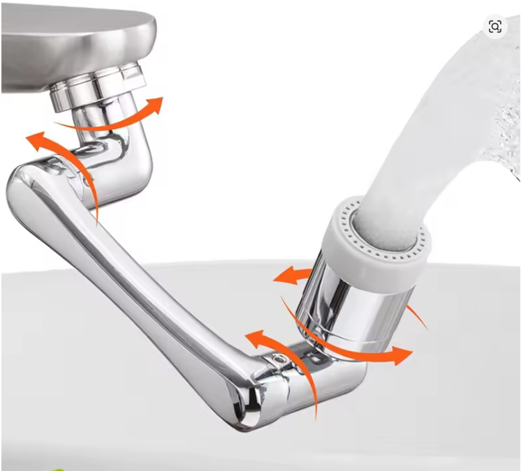faucet splash head use