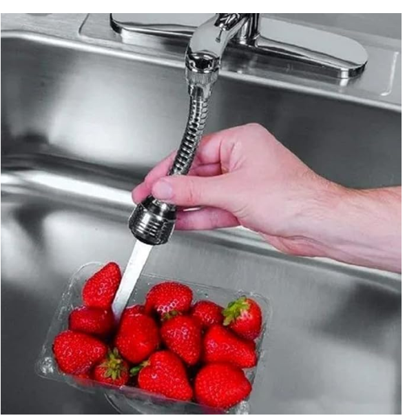 360° Rotating Sink Faucet extension Hose – Kitchen Tap extension, Water-Saving Sprinkler, Mixer Faucet Extension
