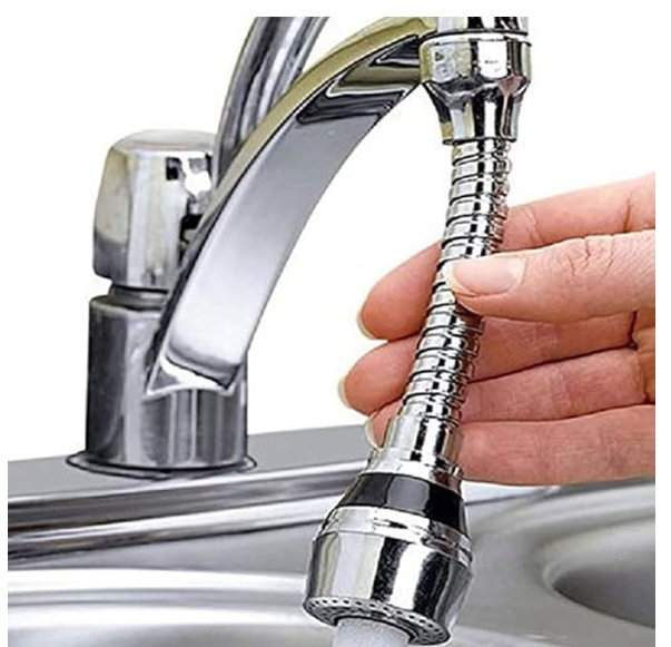 360° Rotating Sink Faucet extension Hose – Kitchen Tap extension, Water-Saving Sprinkler, Mixer Faucet Extension