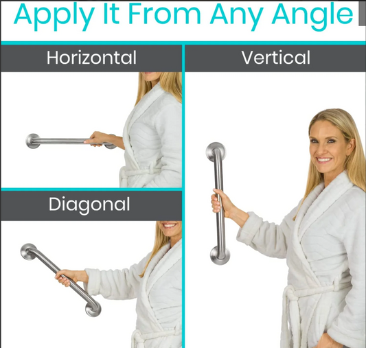 Safety Grab Bar - Stainless Steel