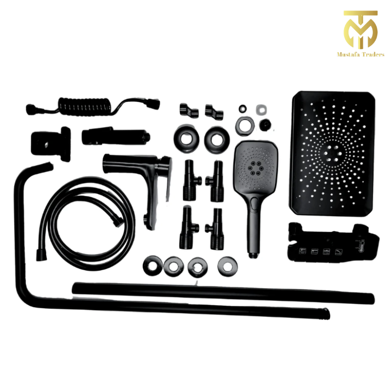 Piano Flow Rain & Hand Shower Set - Stylish and Luxurious