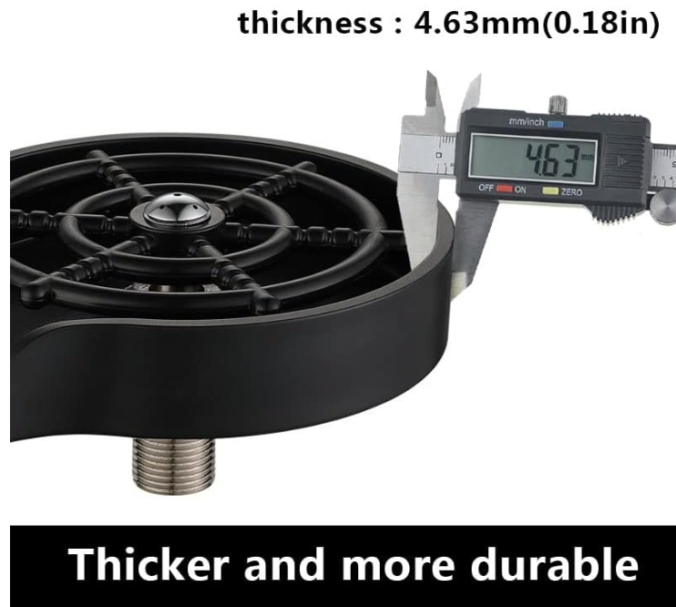 glass washer thickness