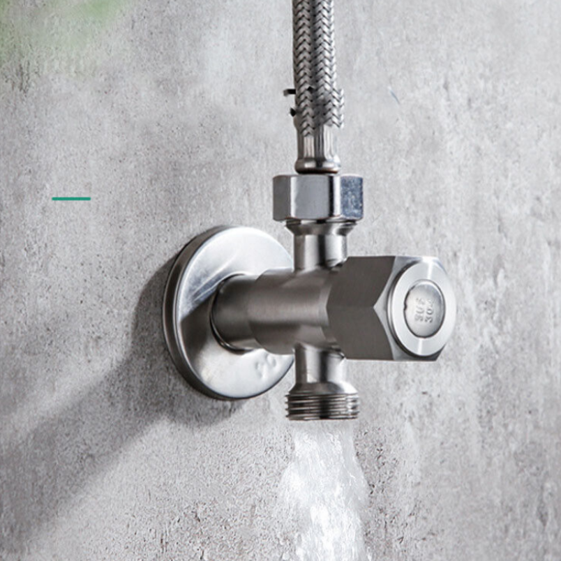 Stainless Steel Two-Way Angle Valve T-Cock – Pack of 2
