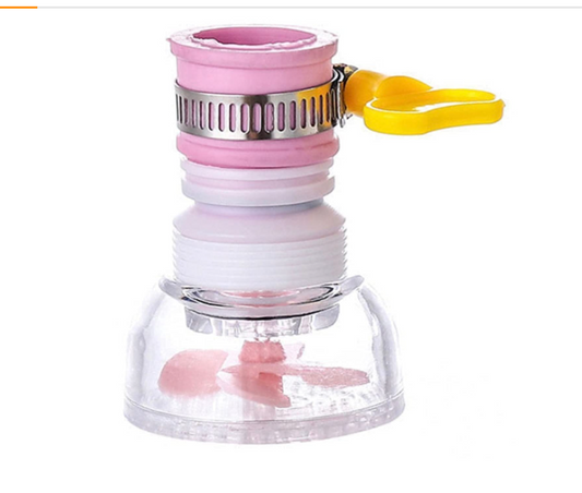 360° Rotating Faucet Aerator – Splash-Proof Filter, Adjustable Nozzle & Expandable Tap Sprinkler for Kitchen & Bathroom