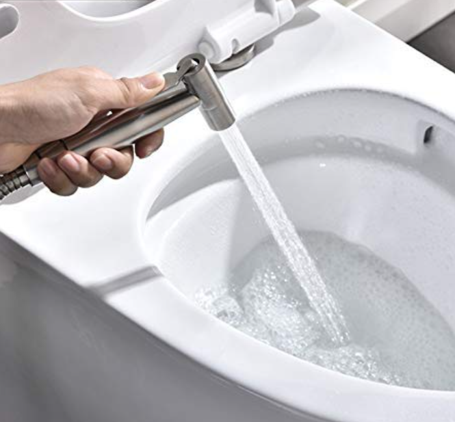 Stainless Steel Muslim Shower body, Bidet Sprayer for Bathroom, High Pressure SS Toilet Shower