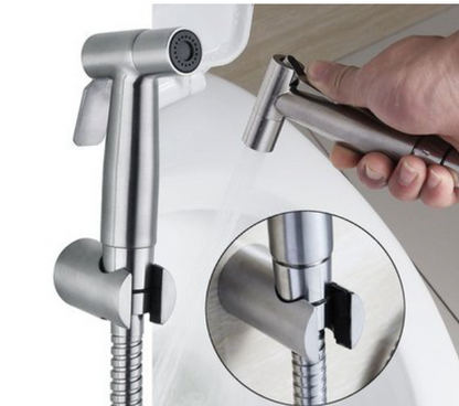 Stainless Steel Muslim Shower body, Bidet Sprayer for Bathroom, High Pressure SS Toilet Shower