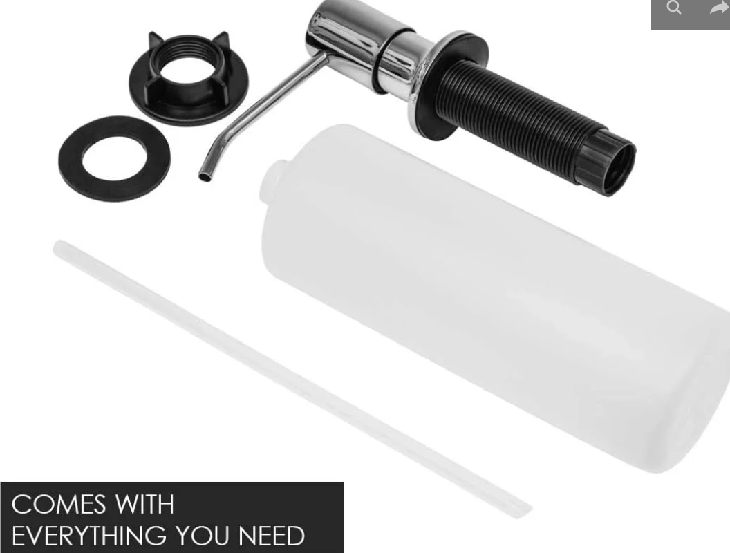 Kitchen Sink Liquid Soap Dispenser