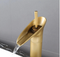 Waterfall Basin Faucet-Single Handle Hole-Brass made