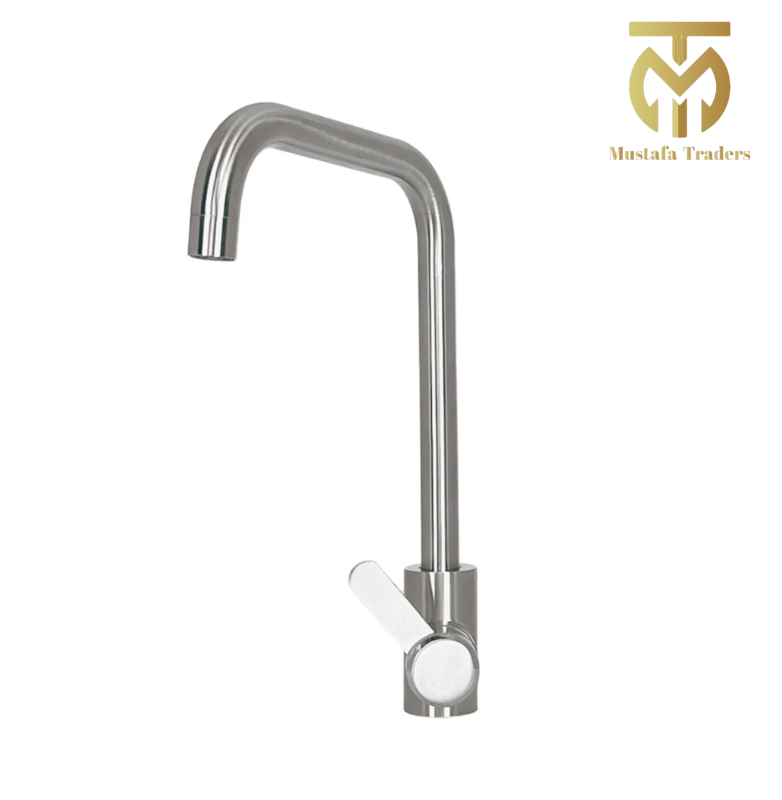 SUS-304 Stainless Steel Kitchen Mixer Tap- L shaped, Black