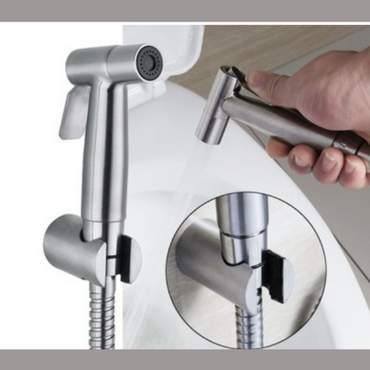 304 SUS Toilet Shower+Hose Pipe (Complete Set)