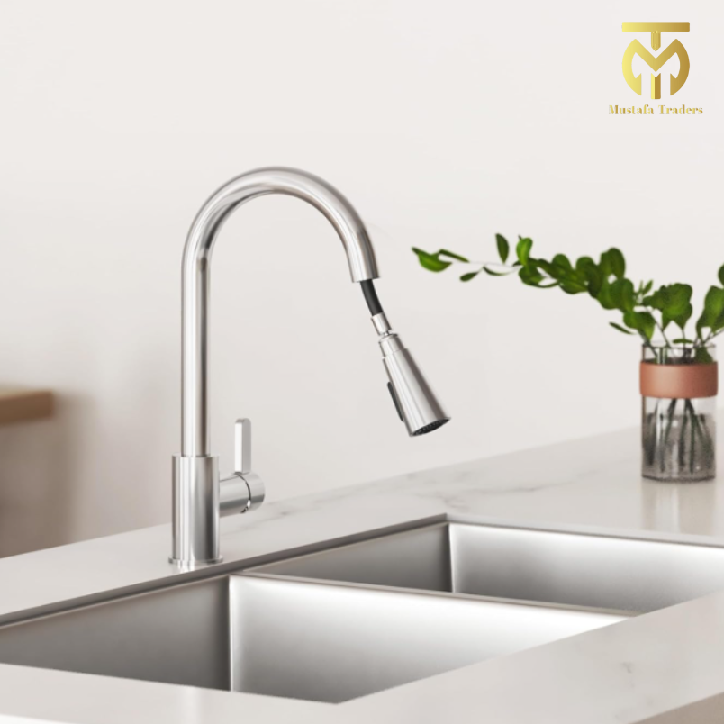 Kitchen Mixer Tap Stainless Steel-Pull down Faucet-Modern Sink Tap for Kitchen
