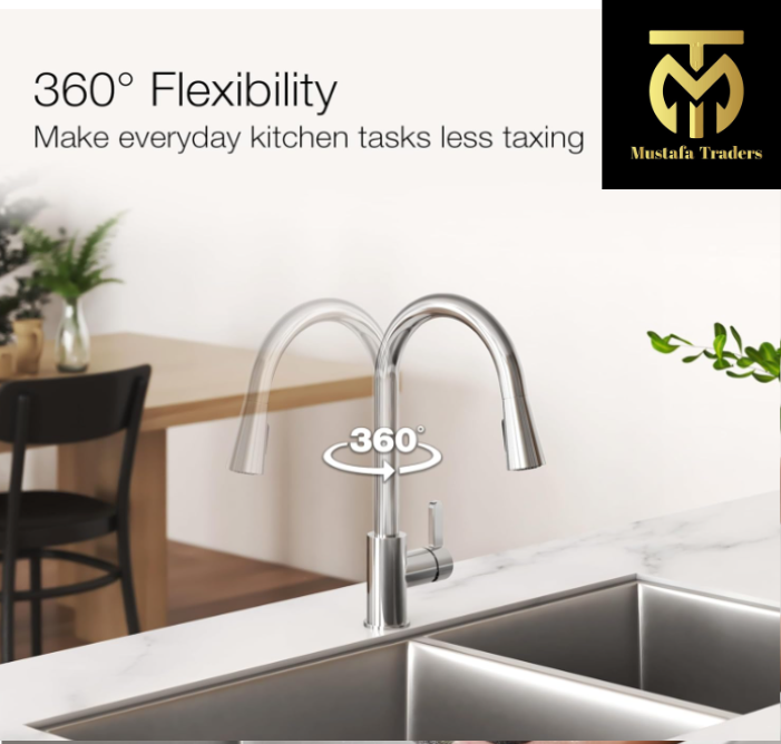 Kitchen Mixer Tap Stainless Steel-Pull down Faucet-Modern Sink Tap for Kitchen