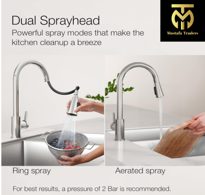 Kitchen Mixer Tap Stainless Steel-Pull down Faucet-Modern Sink Tap for Kitchen