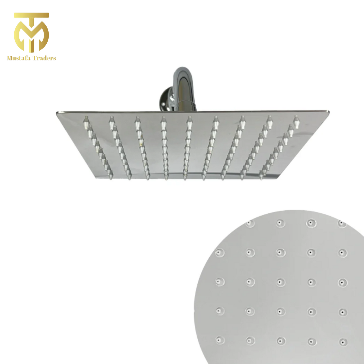 Stainless Steel Overhead Rainfall Shower | Durable & Stylish