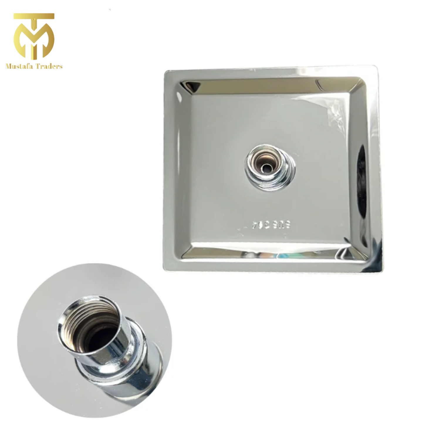 Stainless Steel Overhead Rainfall Shower | Durable & Stylish