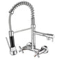 Italian Double Lever Kitchen Faucet | Chrome