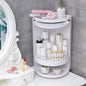360° Revolving Corner Cabinet – 3-Layer Triangle Shelf