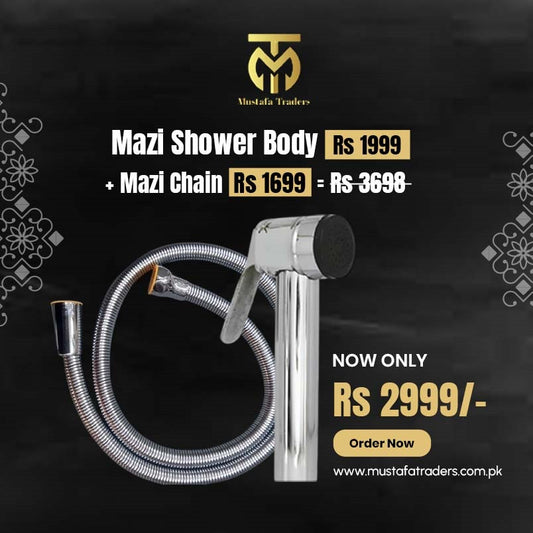 Mazi Toilet Shower + Chain Combo Offer