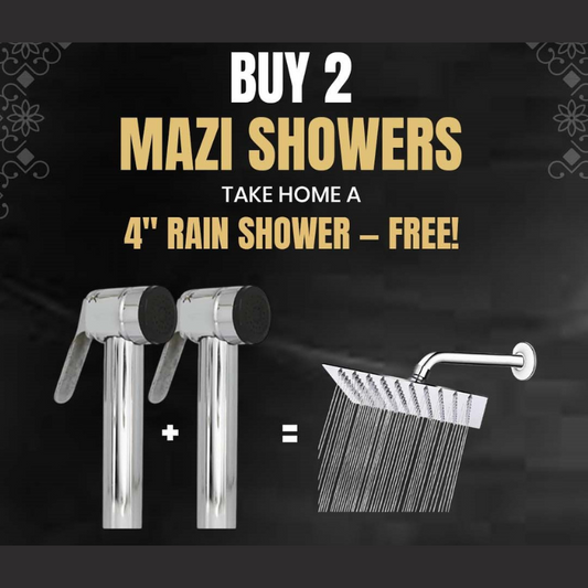 deal fresh flow mazi muslim shower plus rain shower