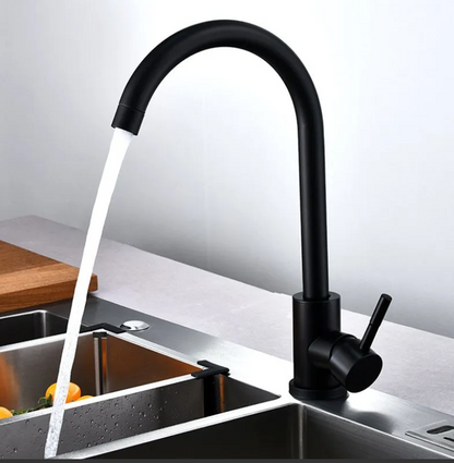 sink mixture for kitchen-black
