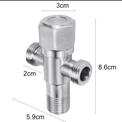 Premium Stainless Steel Two-Way Angle Valve T-Cock