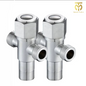 Stainless Steel Two-Way Angle Valve T-Cock – Pack of 2